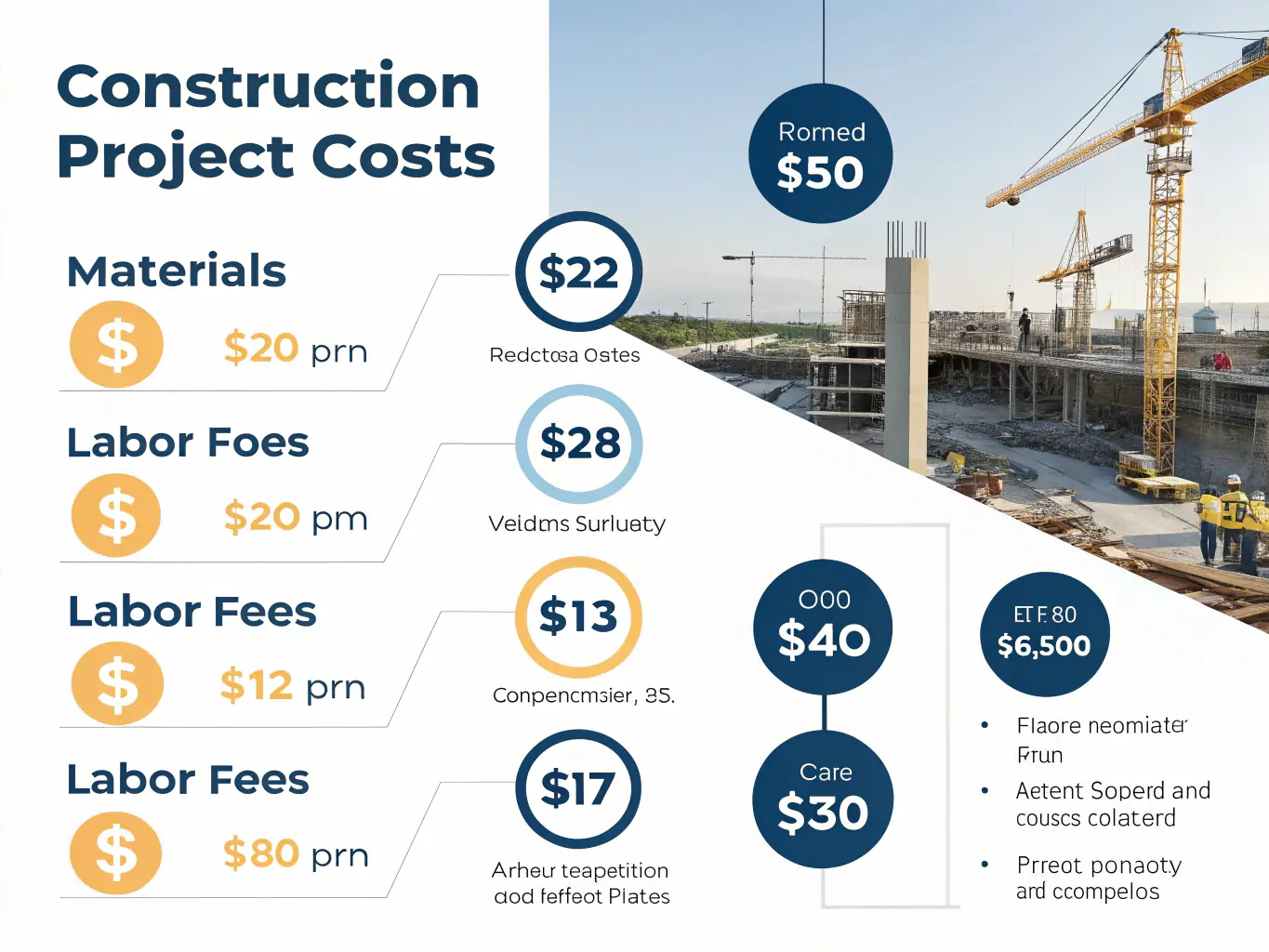 An image showcasing Ethyl Merc Group Ltd's transparent pricing structure, with a clear and easy-to-understand breakdown of costs for a building maintenance project.